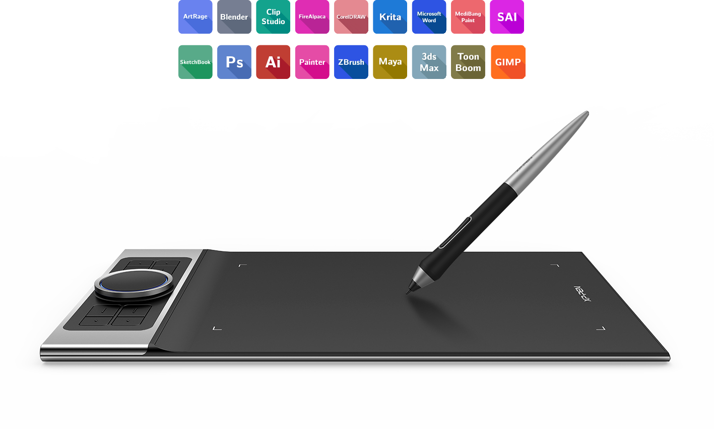 Iphone Ipad Ios版のibispaint対応 Bluetoothワイヤレス接続対応ペンタブレット Xp Pen公式ストア